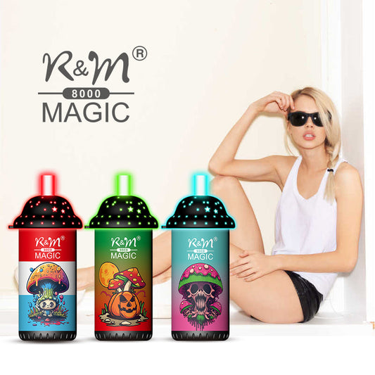 R&M CRYSTAL 9000 Puffs Disposable  Vape Wholesale