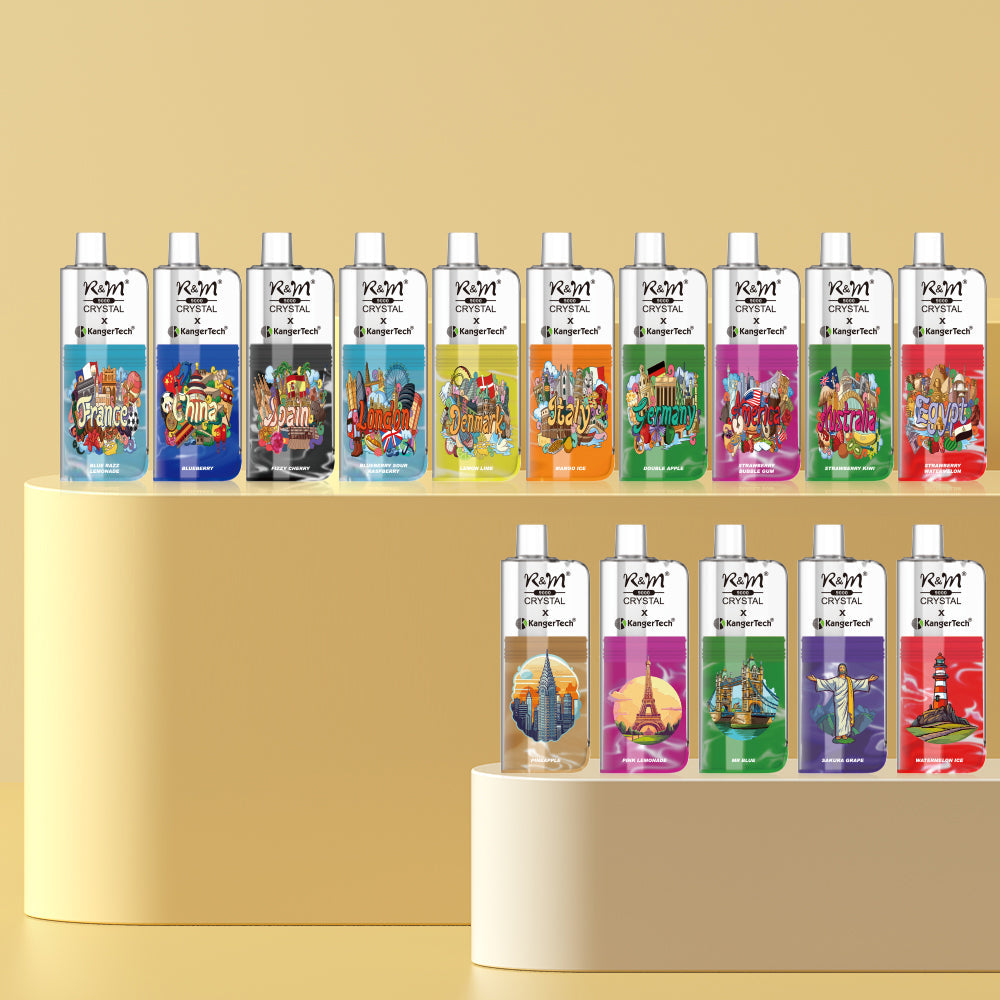 R&M CRYSTAL 9000 Puffs Disposable Vape Wholesale