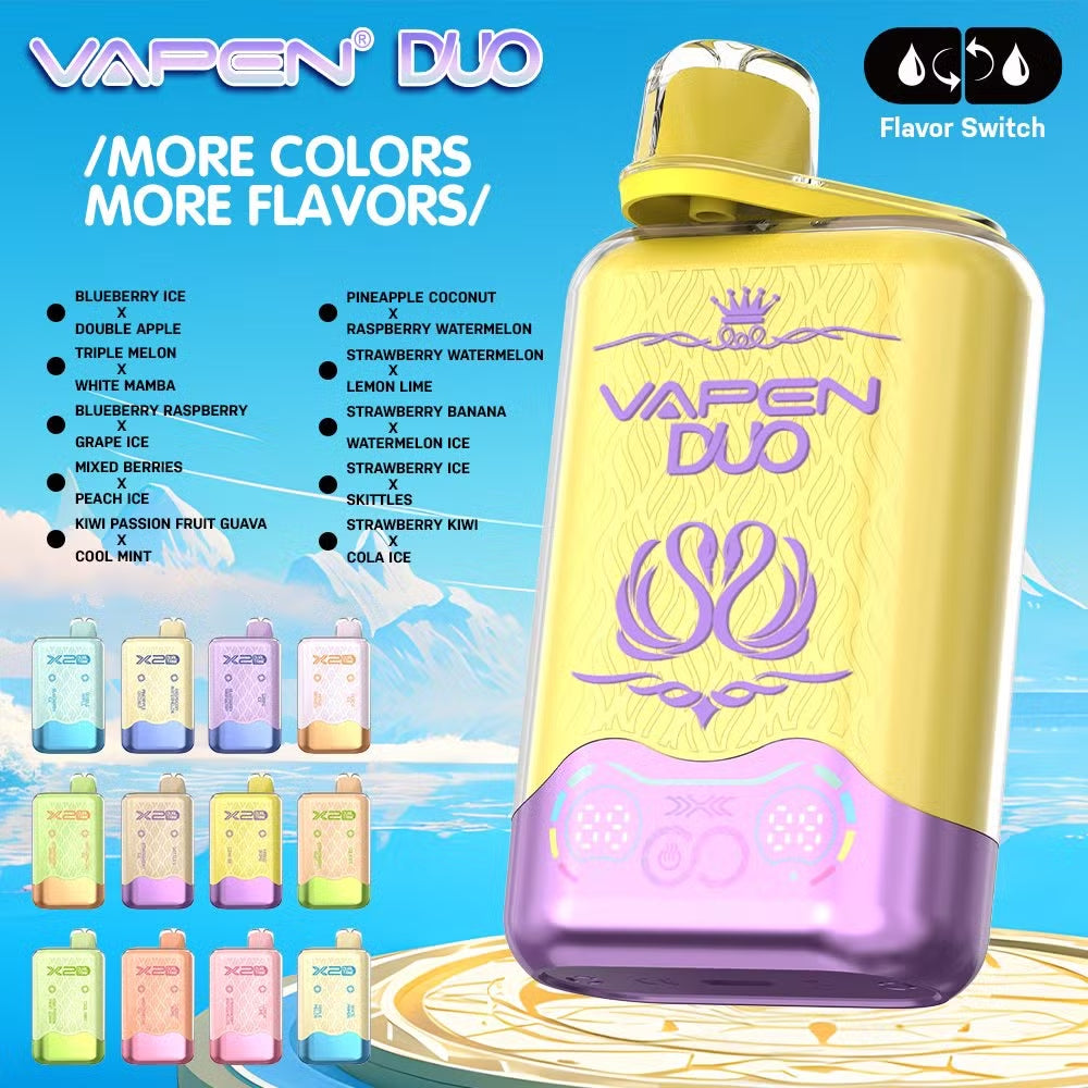 VAPEN DUO 40000 Puffs Dual Flavors Disposable Vape 40ml 650mAh 12 Flavors