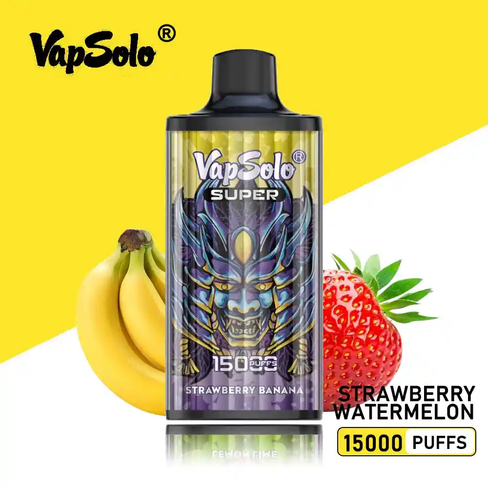 Vapsolo Super 15000 Puffs 15 Flavors 0% 2% 5% Nicotine Disposable Vape