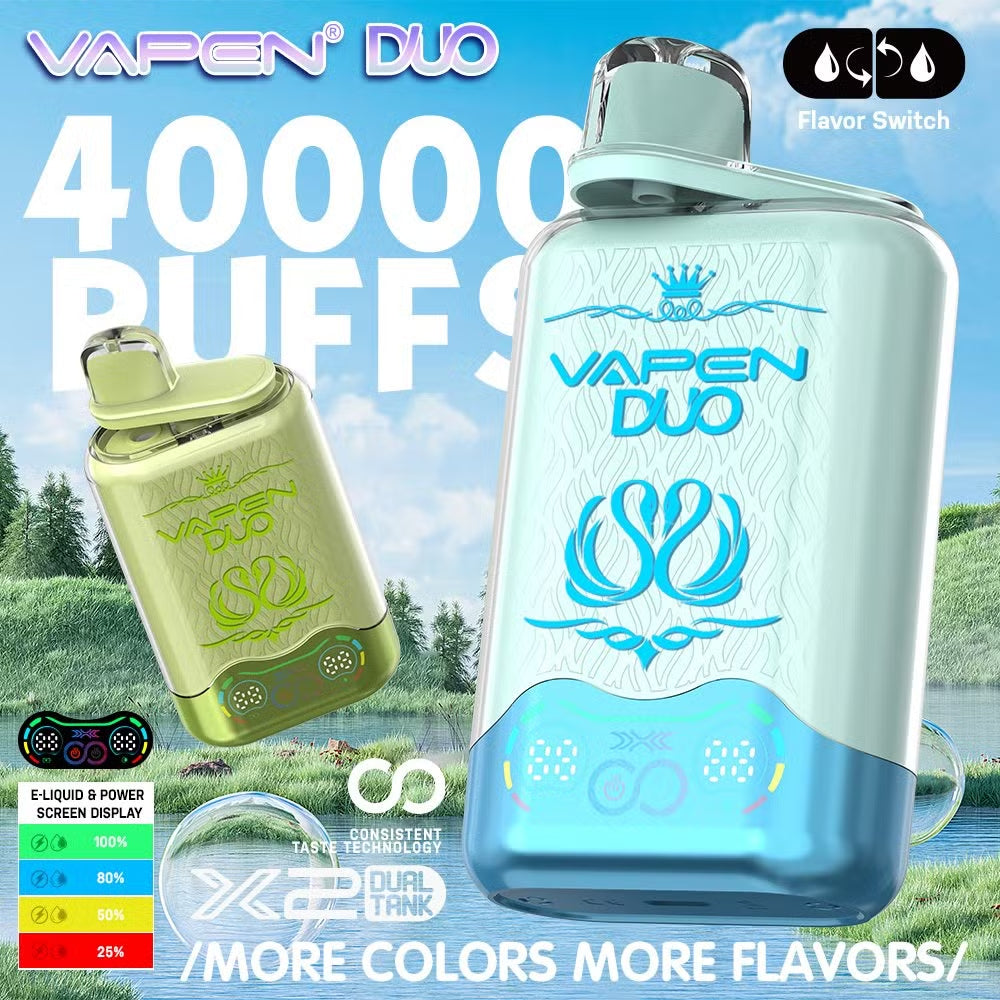 VAPEN DUO 40000 Puffs Dual Flavors Disposable Vape 40ml 650mAh 12 Flavors