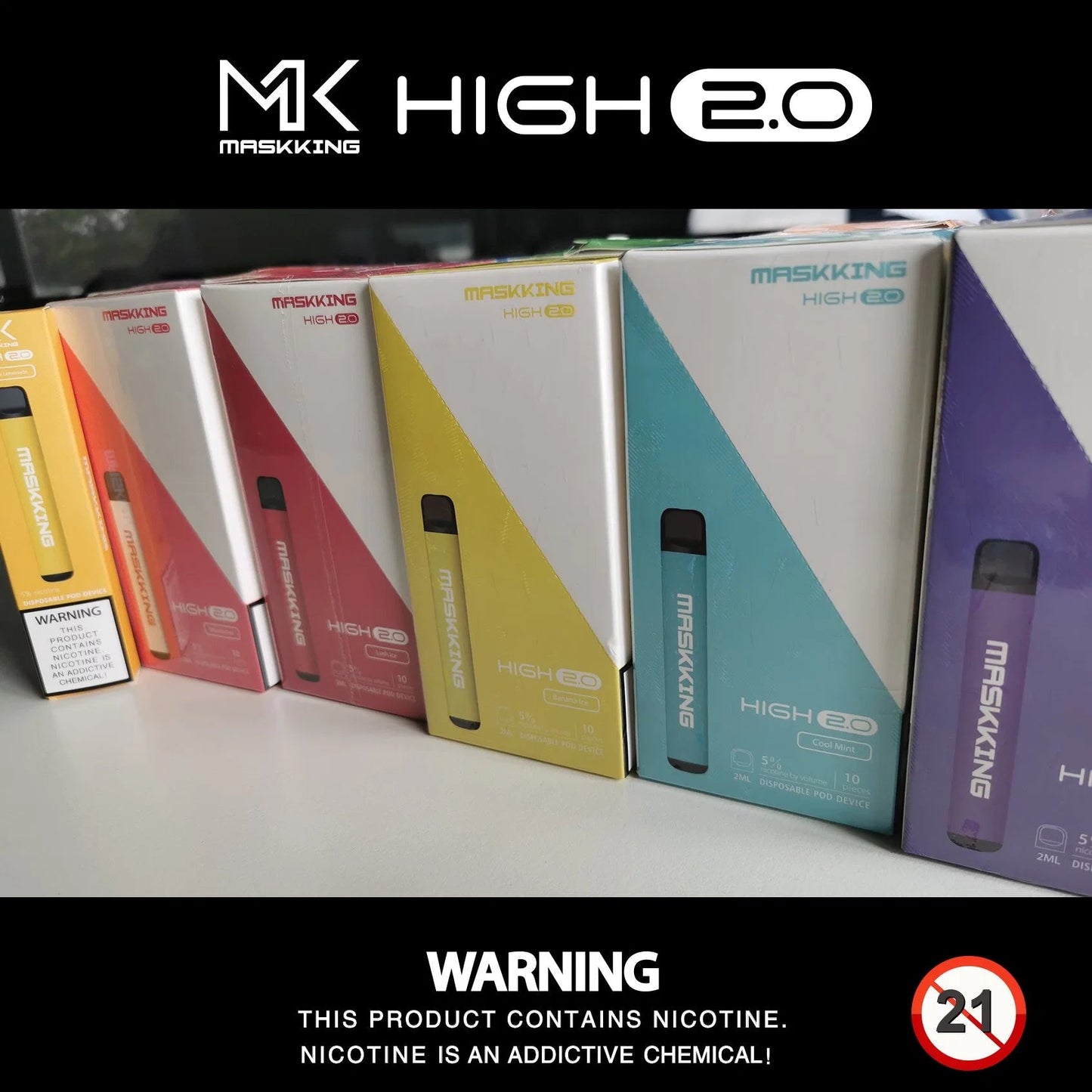 Maskking HIGH2.0 400 Puffs Disposable Vape Wholesale