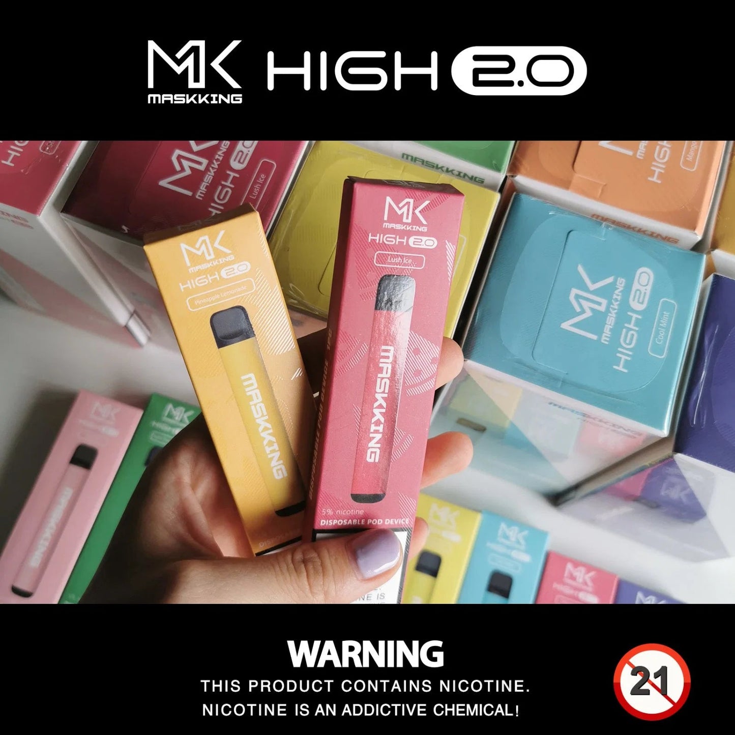 Maskking HIGH2.0 400 Puffs Disposable Vape Wholesale
