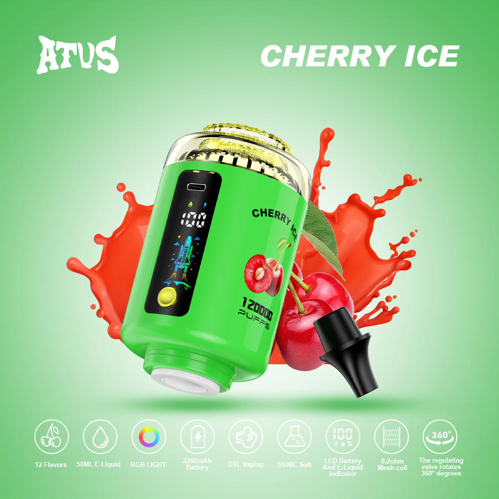 ATVS 120000 Puffs Hookah Head Disposable Vape Wholesale