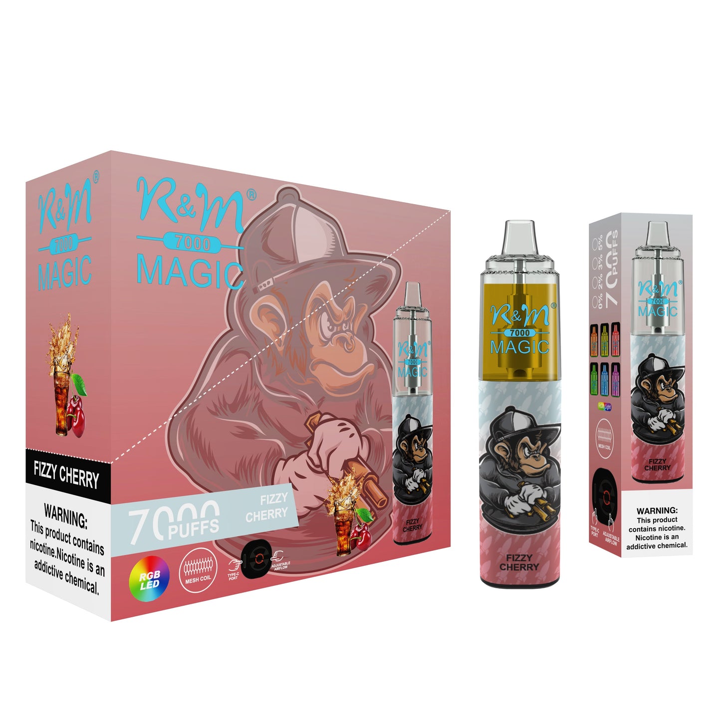 R&M MAGIC 7000 Puffs Disposable Vape Wholesale