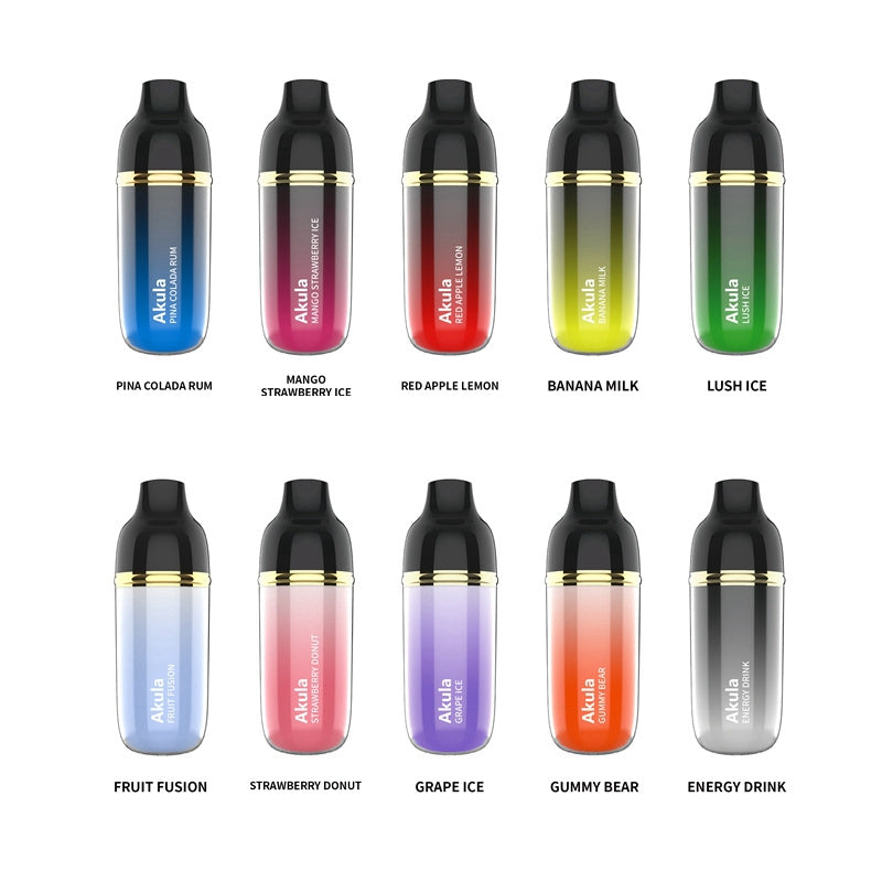 Kamry Akula 6000 Puffs Disposable Vape Wholesale-600mAh battery, 14ml E-liquid, Multiple Nicotine 10 Flavors
