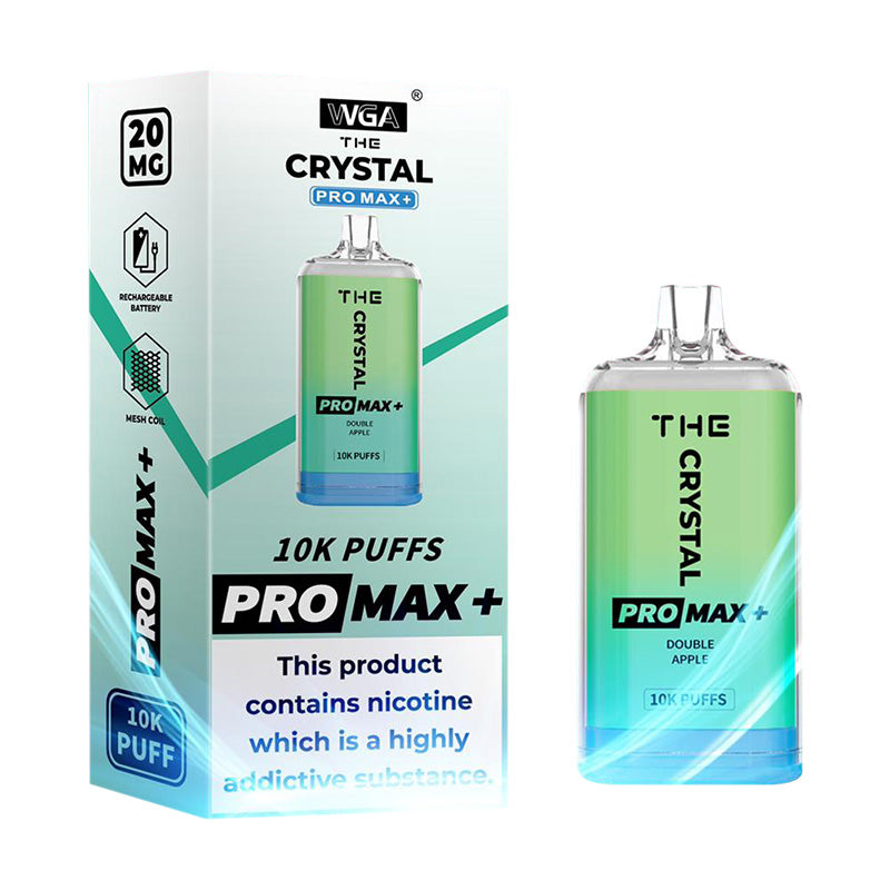 WGA Crystal Pro Max Plus 10000Puffs Disposable Vape Wholesale 850mAh Battery 13 Flavors