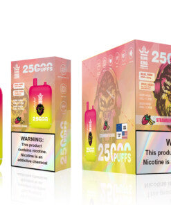 Bang King 25000 Puffs - 46mL Dual Tank (0% to 5% Nicotine) 650mAh Battery 12 Flavors