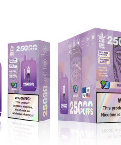 Bang King 25000 Puffs - 46mL Dual Tank (0% to 5% Nicotine) 650mAh Battery 12 Flavors
