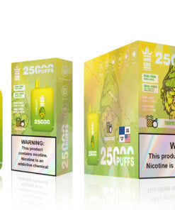 Bang King 25000 Puffs - 46mL Dual Tank (0% to 5% Nicotine) 650mAh Battery 12 Flavors