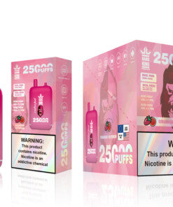 Bang King 25000 Puffs - 46mL Dual Tank (0% to 5% Nicotine) 650mAh Battery 12 Flavors