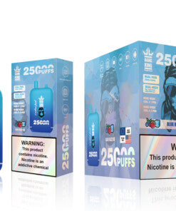 Bang King 25000 Puffs - 46mL Dual Tank (0% to 5% Nicotine) 650mAh Battery 12 Flavors
