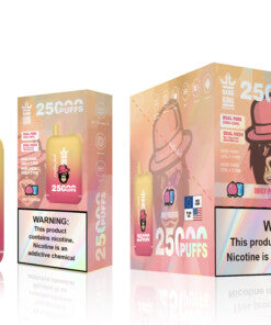 Bang King 25000 Puffs - 46mL Dual Tank (0% to 5% Nicotine) 650mAh Battery 12 Flavors