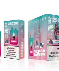 Bang King 25000 Puffs - 46mL Dual Tank (0% to 5% Nicotine) 650mAh Battery 12 Flavors