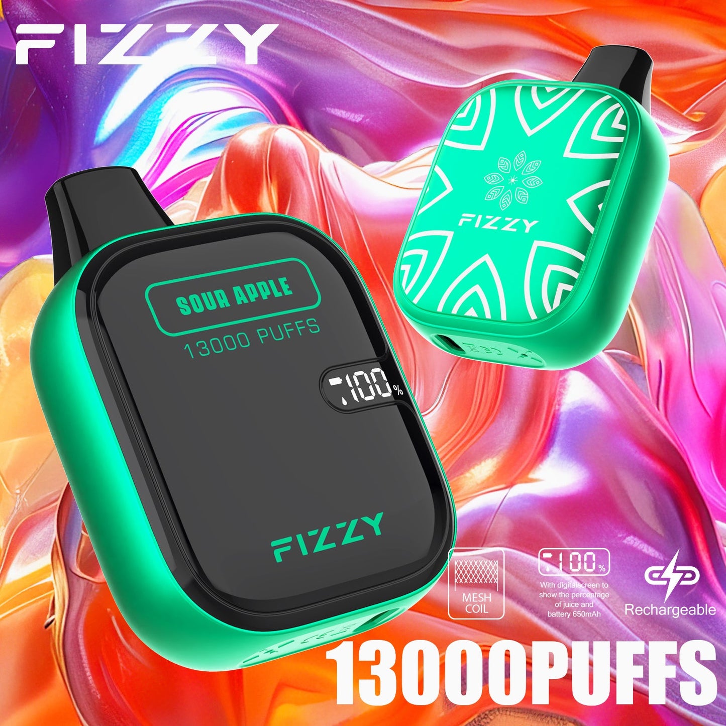 FIZZY BOOM 13000 Puffs Disposable Vape Wholesale