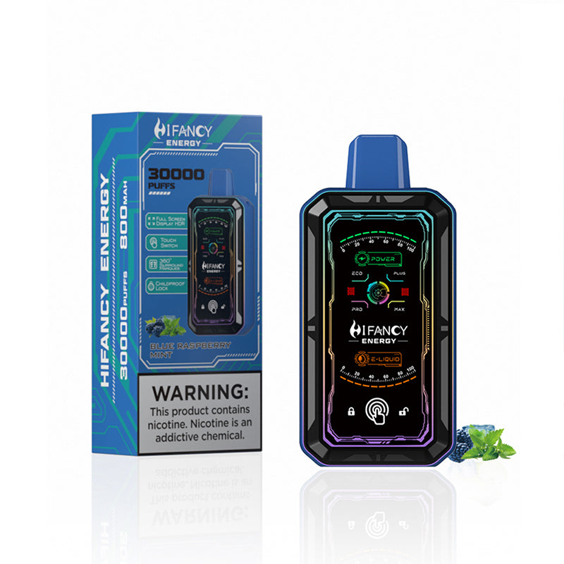 HIFANCY ENERGY 30000 Puffs Disposable Vape Wholesale 34ml E-liquid 2%/3%/5% Nicotine 800mah Battery