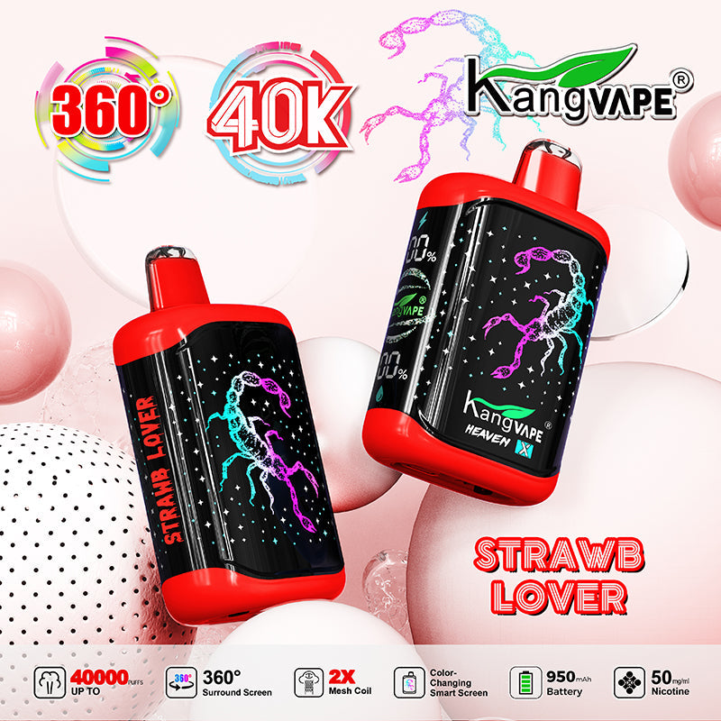 Kangvape HEAVEN X 40000 Puffs Disposable Vape Wholesale-950mAh battery, 20ml E-liquid, Multiple Nicotine 18 Flavors