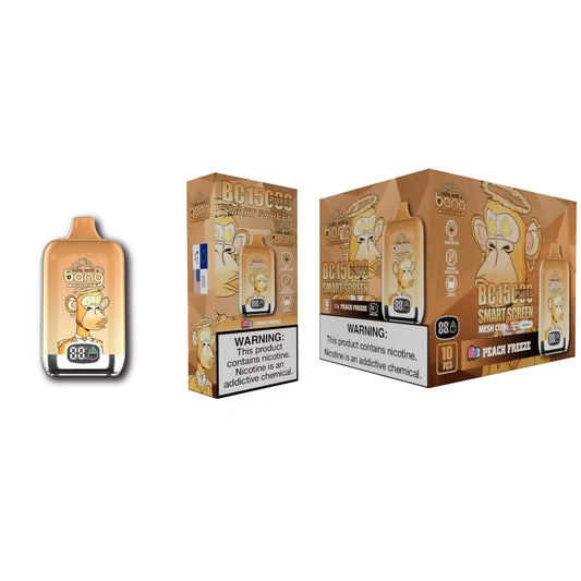 Bang disposable BC 15000 puff Disposable Vape Wholesale Vape Pen E Cigarette Prefilled 25ml 650mAh 12 Flavors