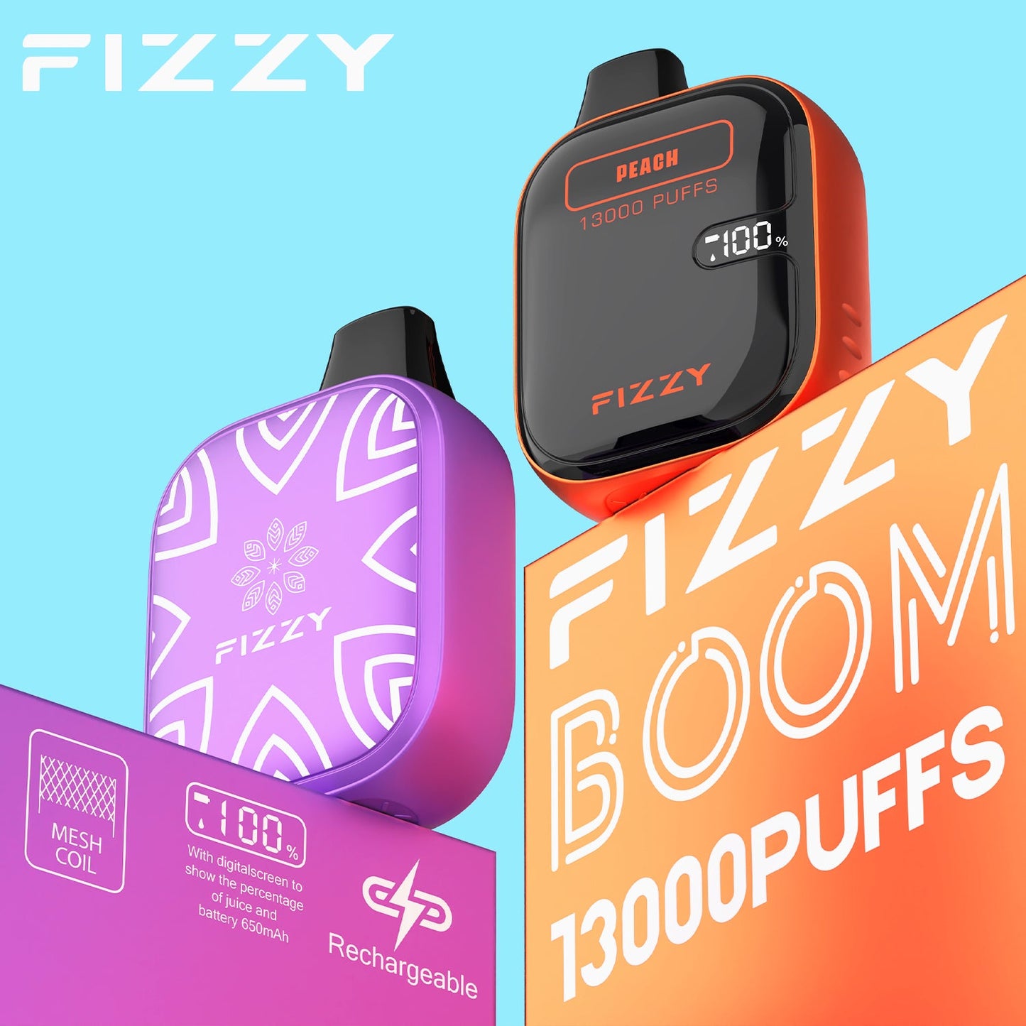 FIZZY BOOM 13000 Puffs Disposable Vape Wholesale