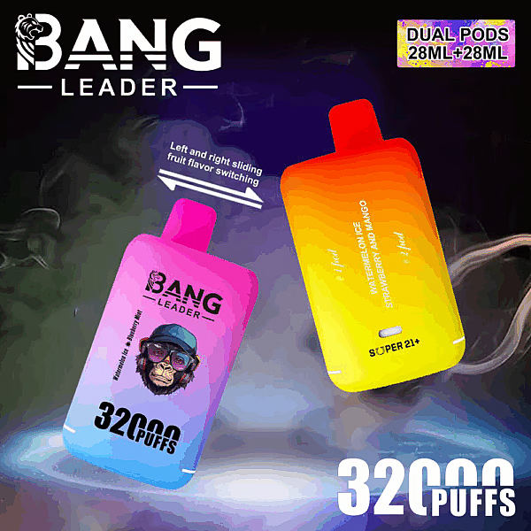 BANG LEADER 32000 Puffs Disposable Vape Wholesale-650mAh Battery, 28ml E-liquid, Multiple Nicotine 12 Flavors