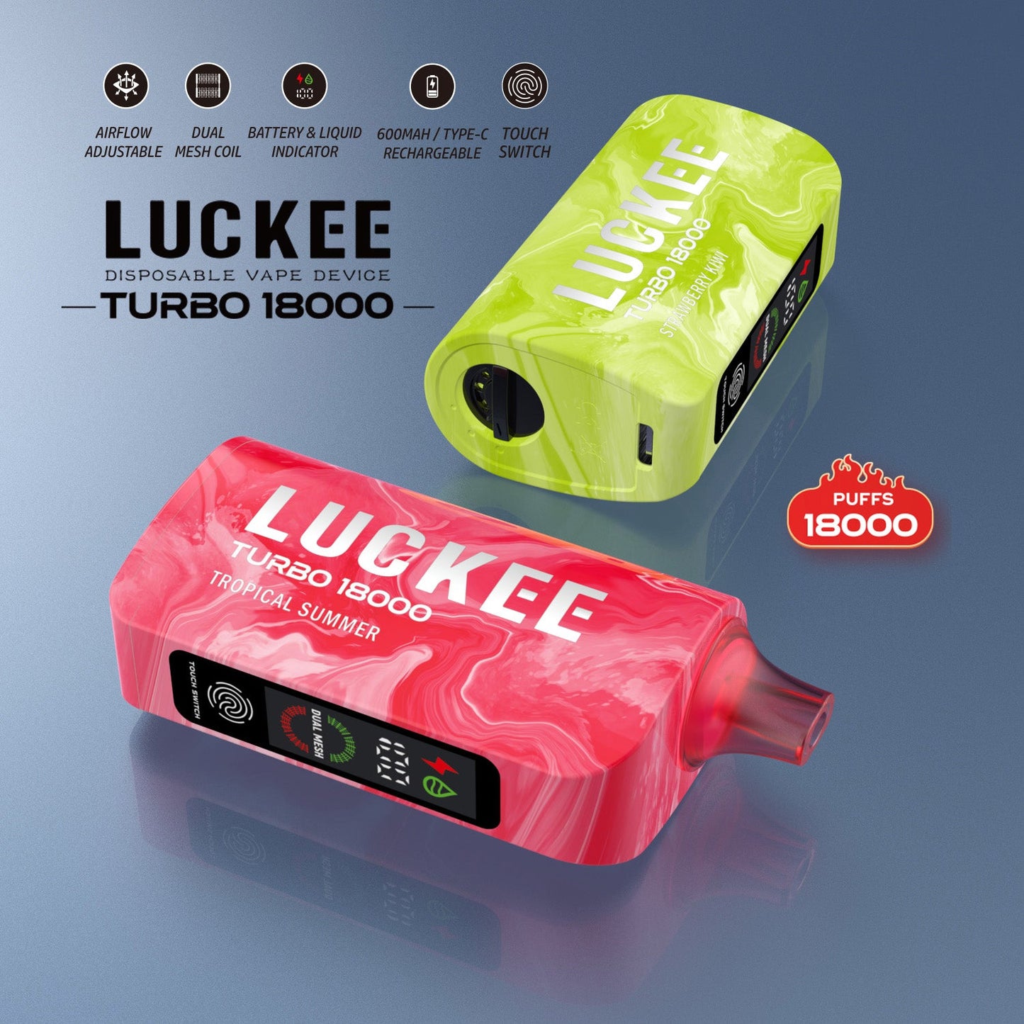 LUCKEE TURBO 18000 Puffs Disposable Vape Wholesale