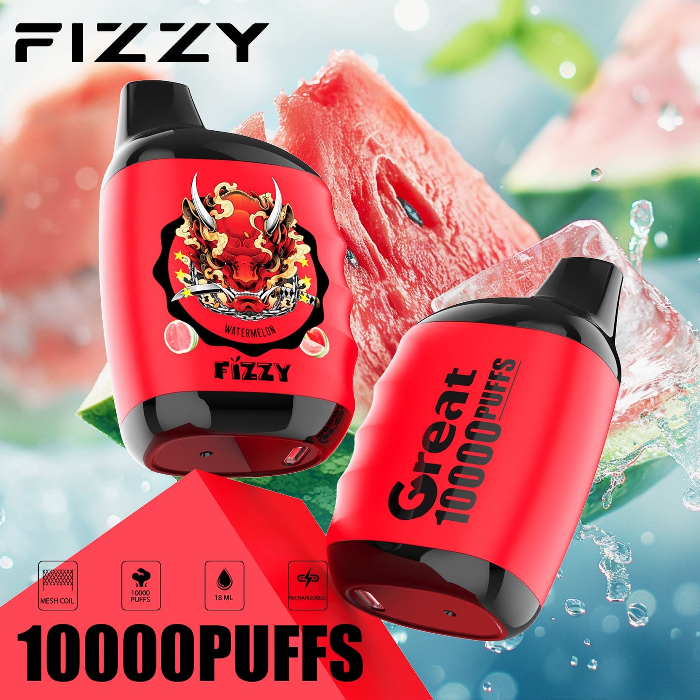 FIZZY GREAT 10000 Puffs Disposable Vape Wholesale