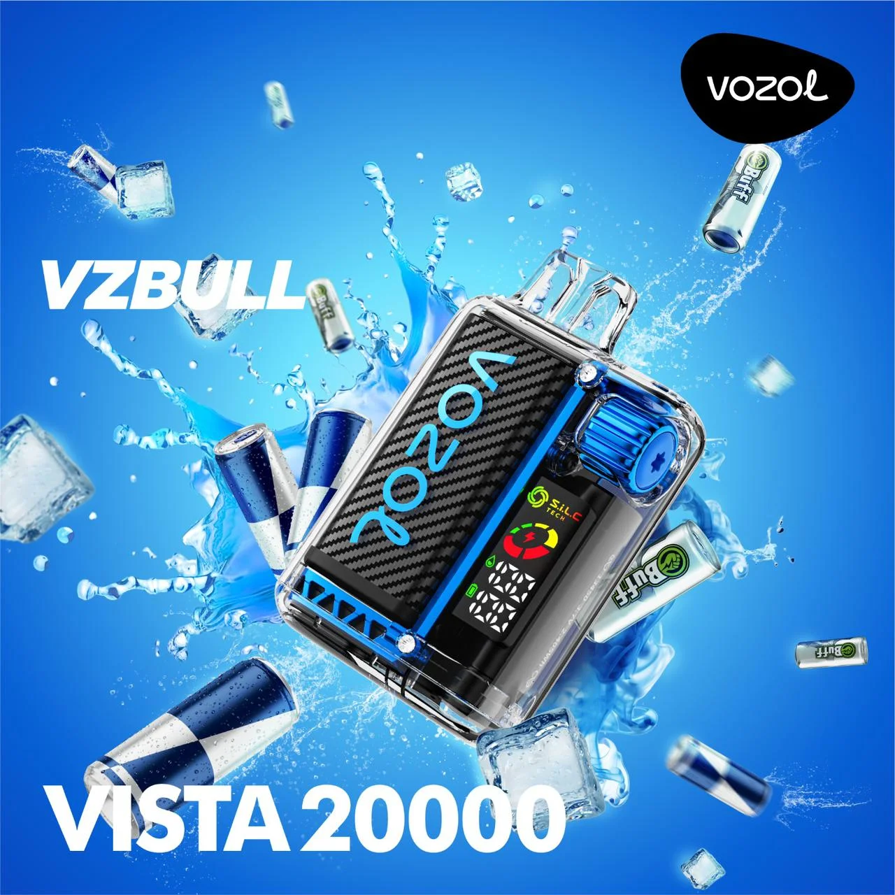Vozol Vista 20000 puff Disposable Vape Wholesale 650 mAh 22 ML 14 Flavors