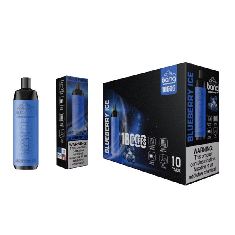 BANG 18000 Puffs Disposable Vape Wholesale-600mAh Battery, 22ml E-liquid, Multiple Nicotine 12 Flavors