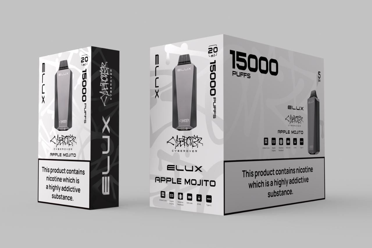 Elux Cyberover 15000 Puffs Disposable Vape (Box of 10)