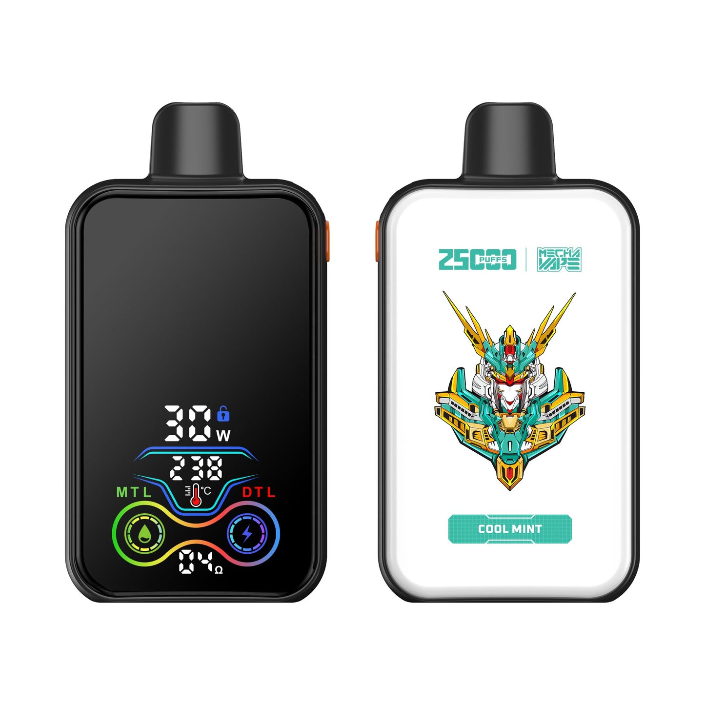 ATVS 25000 Puffs :DTL/MTL Disposable Vape with Smart Full Screen