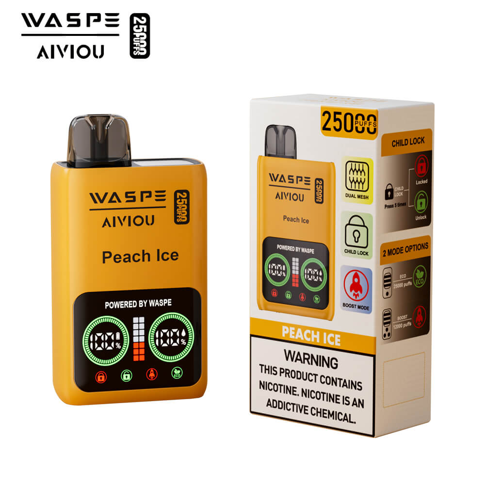 WASPE 25000 Puffs Disposable Vape Wholesale, 650 mAh ,25ML 10Flavors