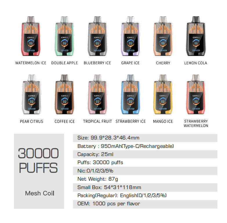 LAVIE CAMEO 30000 Puffs Disposable Vape Wholesale