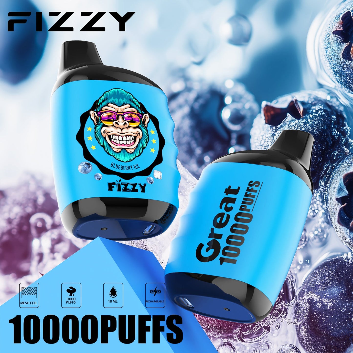 FIZZY GREAT 10000 Puffs Disposable Vape Wholesale