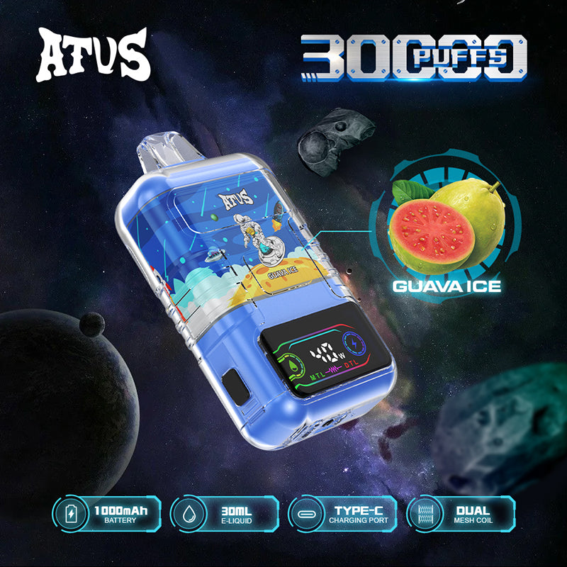 ATVS Astronaut 30000 Puffs Disposable Vape Wholesale-1000mAh batterty, 25ml E-liquid,Multiple Nicotine 14 Flavors