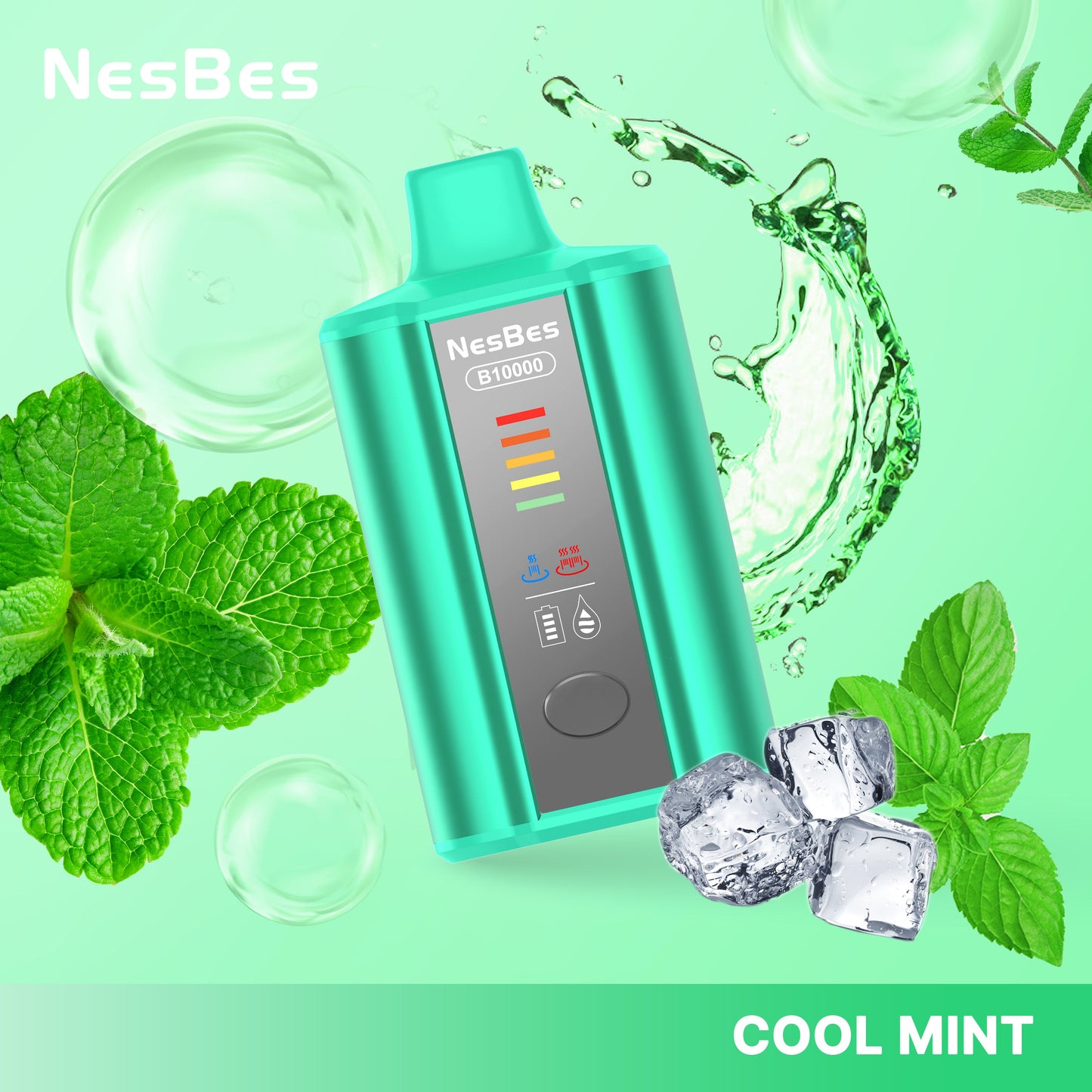 NESBES B10000 Puffs Disposable Vape Wholesale-700mAh battery, 17ml-E-liquid, Multiple Nicotine 8 Flavors