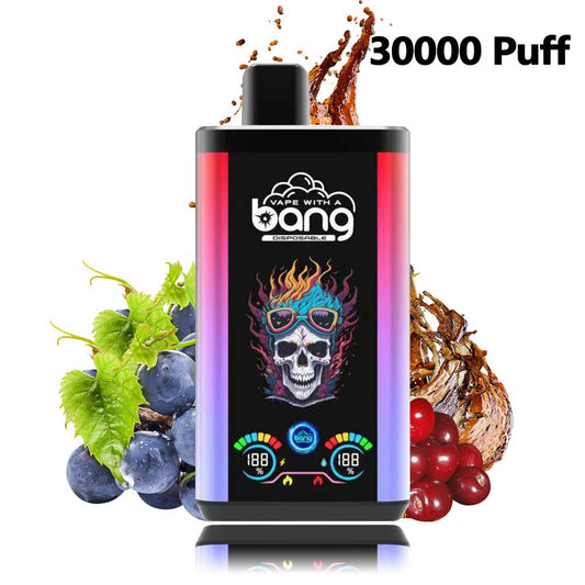 New Bang 30000 Puffs Twins Disposable Vape Double Flavors 0% 2% 5%-550mAh Battery, 36ml E-liquid, Multiple Nicotine 16 Flavors