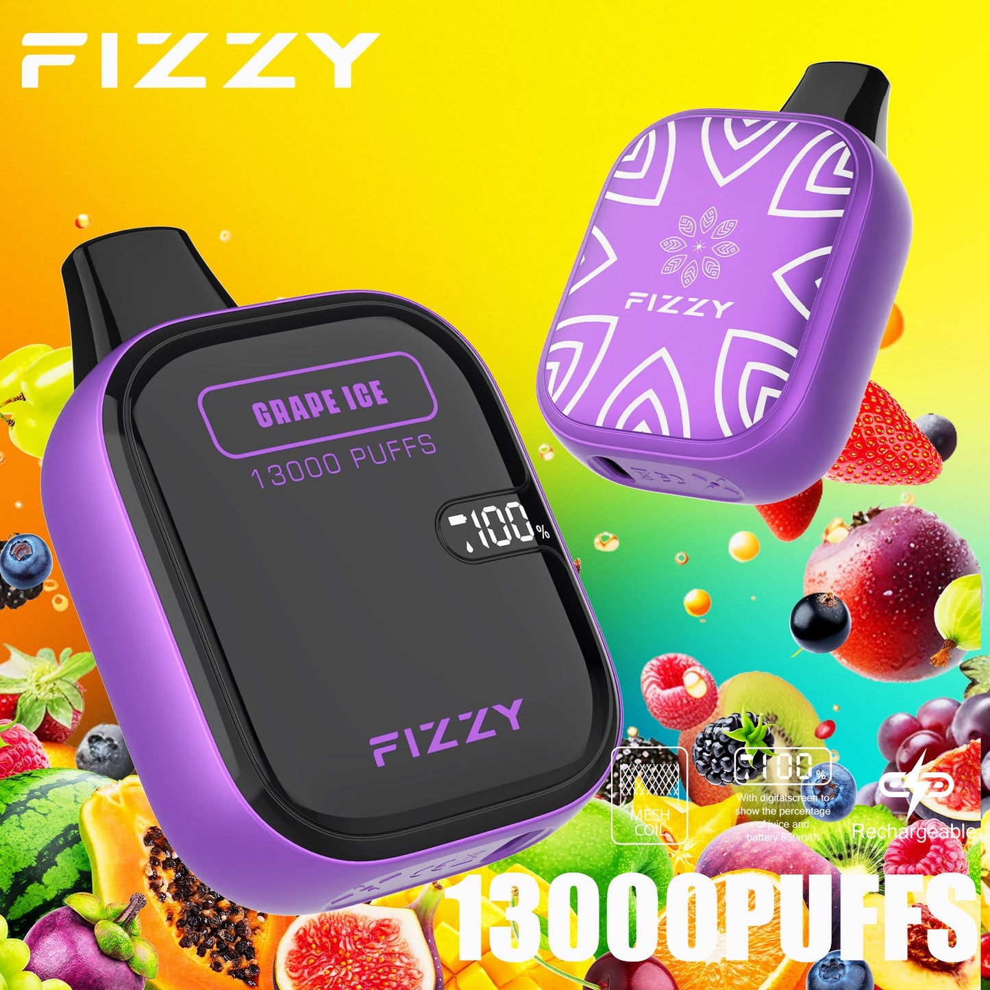 FIZZY BOOM 13000 Puffs Disposable Vape Wholesale