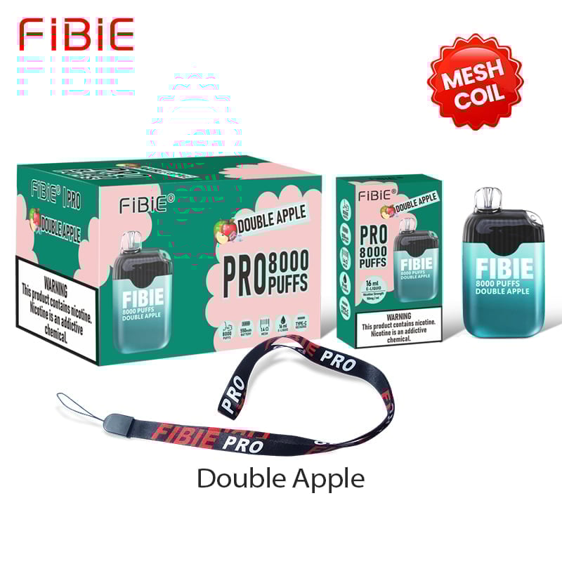 Blueberry-Peach -FIBIE 8000 Puffs Disposable Vapor Wands(8000 PUFFS)