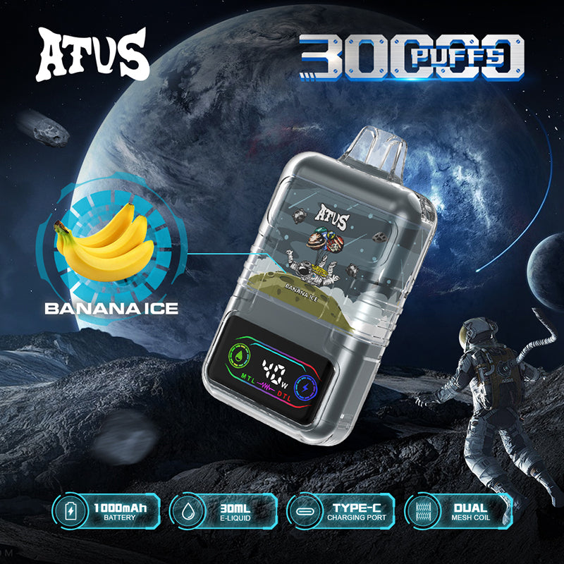 ATVS Astronaut 30000 Puffs Disposable Vape Wholesale-1000mAh batterty, 25ml E-liquid,Multiple Nicotine 14 Flavors