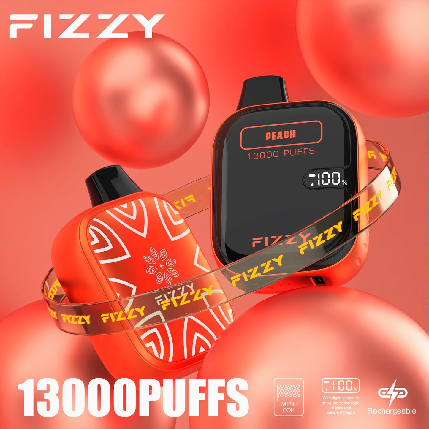 FIZZY BOOM 13000 Puffs Disposable Vape Wholesale