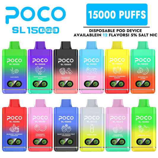EU Warehouse POCO SL 15000 Puffs Disposable Vape Wholesale