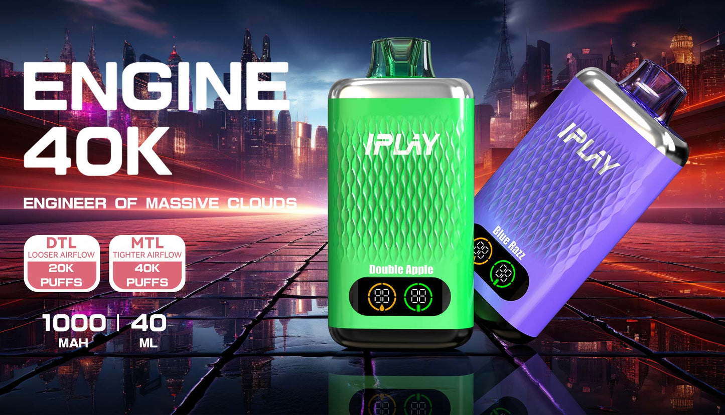 IPLAY ENGINE 40000 Puffs Disposable Vape Wholesale