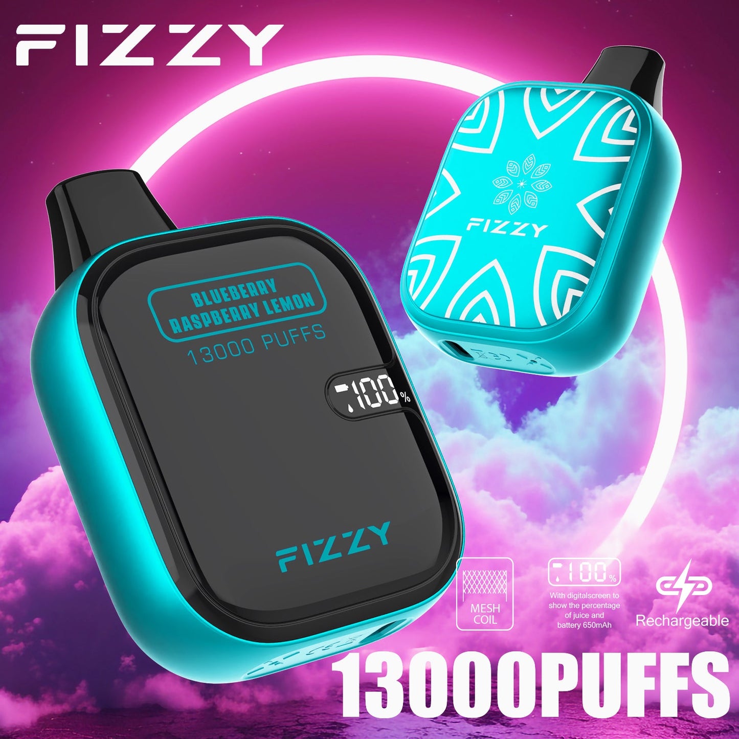 FIZZY BOOM 13000 Puffs Disposable Vape Wholesale