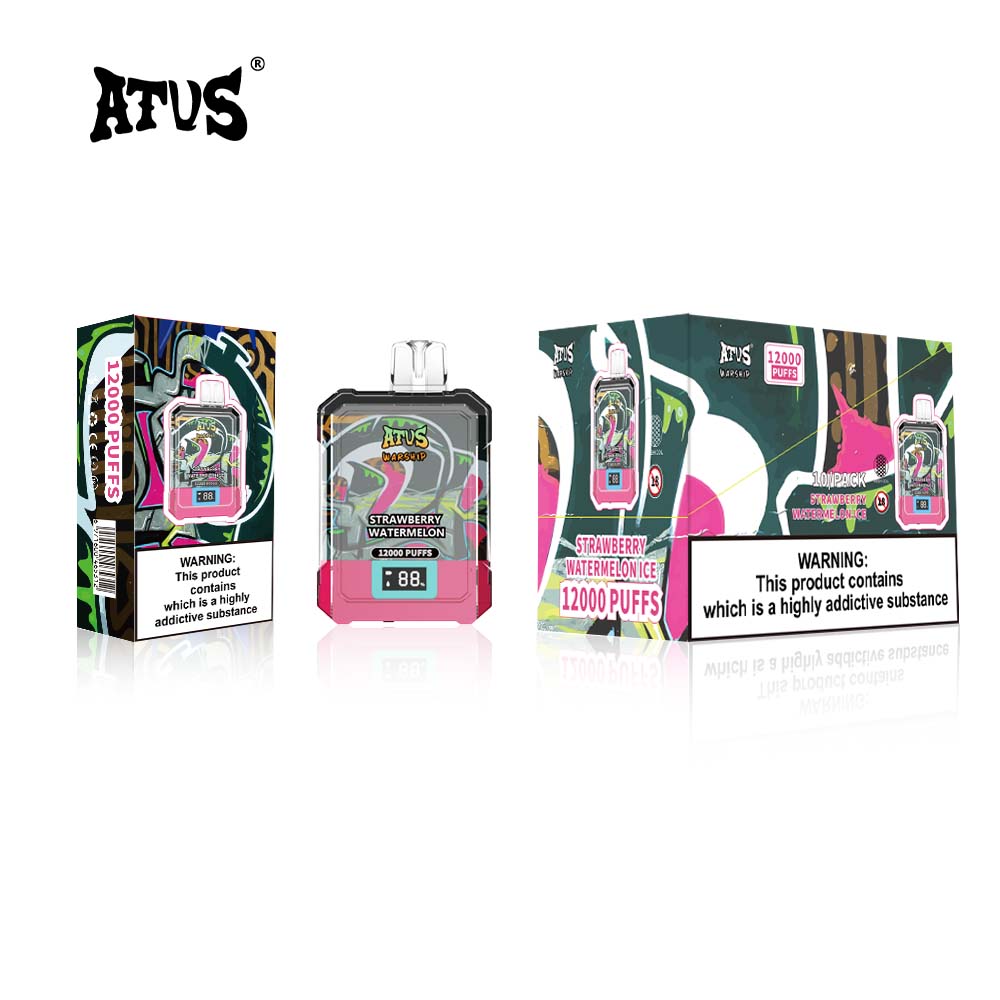 ATVS Warship 12000 Puffs Disposable Vape Wholesale-650mAh battery, 20ml E-liquid, Multiple Nicotine 16 Flavors
