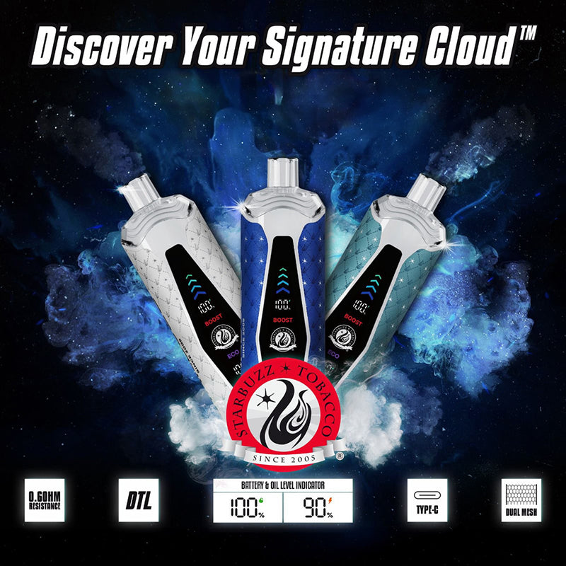 STARBUZZ SUPER MAX 15000 Puffs Disposable Vape Wholesale-850mAG battery, 20ml E-liquid, Multiple Nicotine 21 Flavors