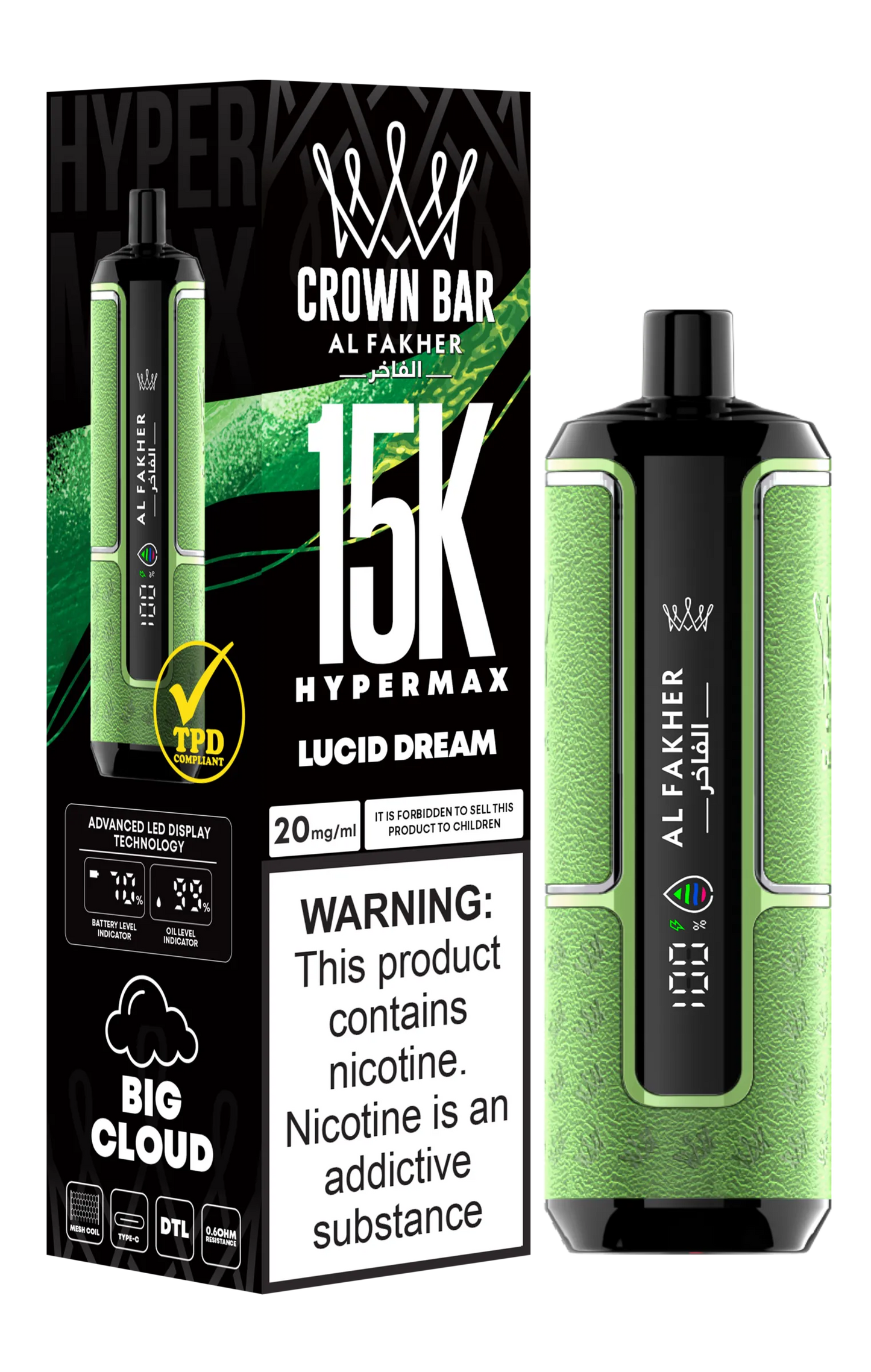 Lucid Dream Al Fakher HyperMax 15k Puff