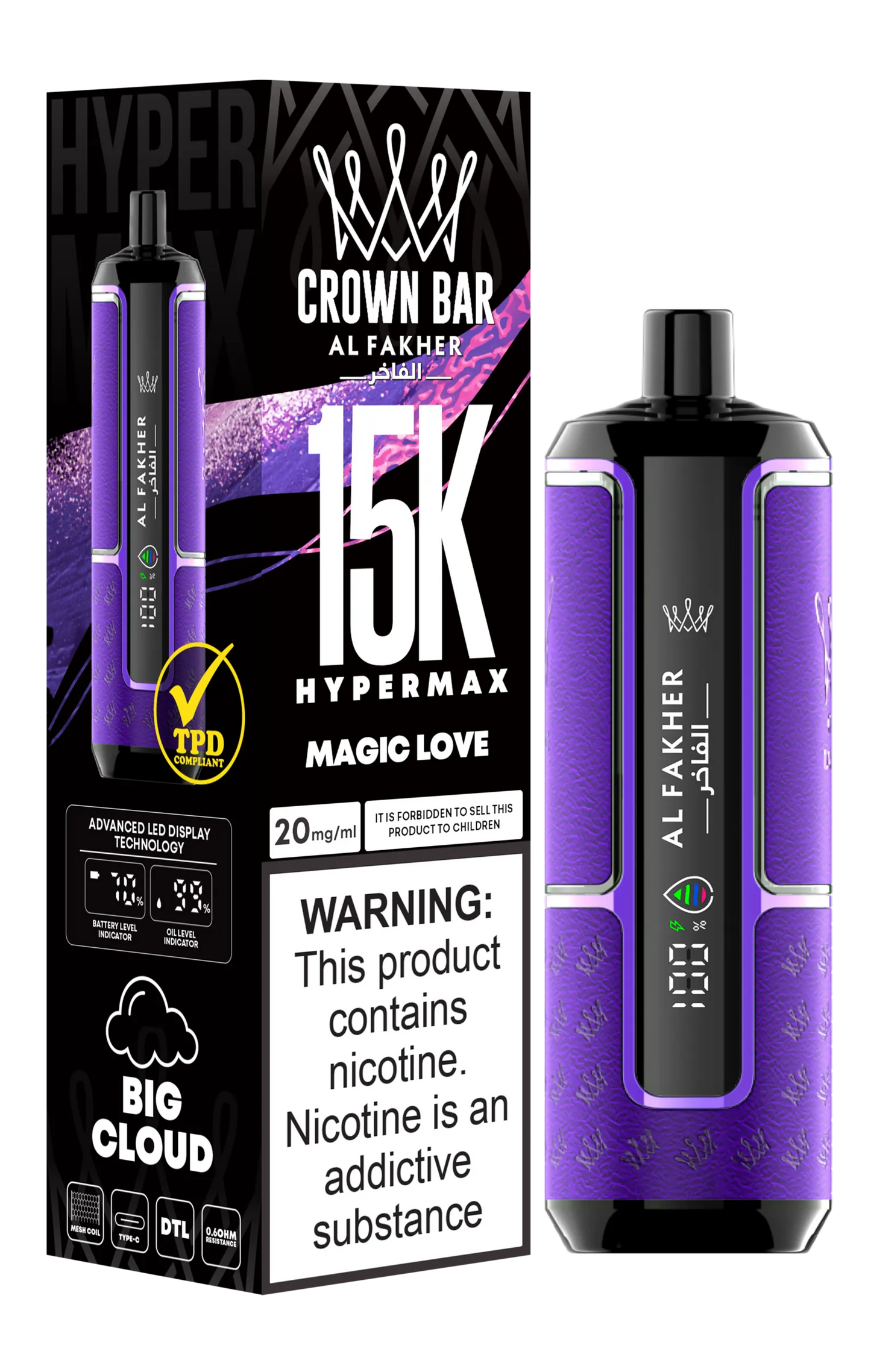 Magic Love Al Fakher HyperMax 15k Puff