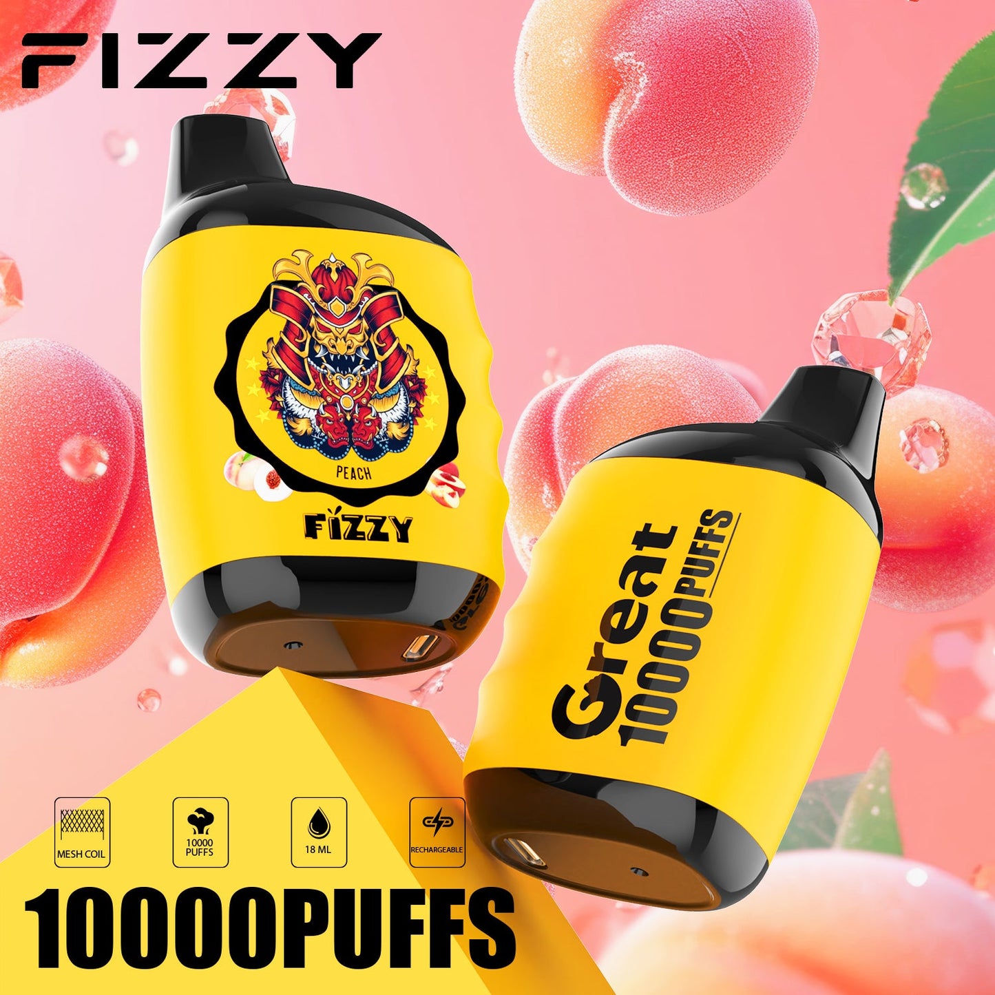 FIZZY GREAT 10000 Puffs Disposable Vape Wholesale