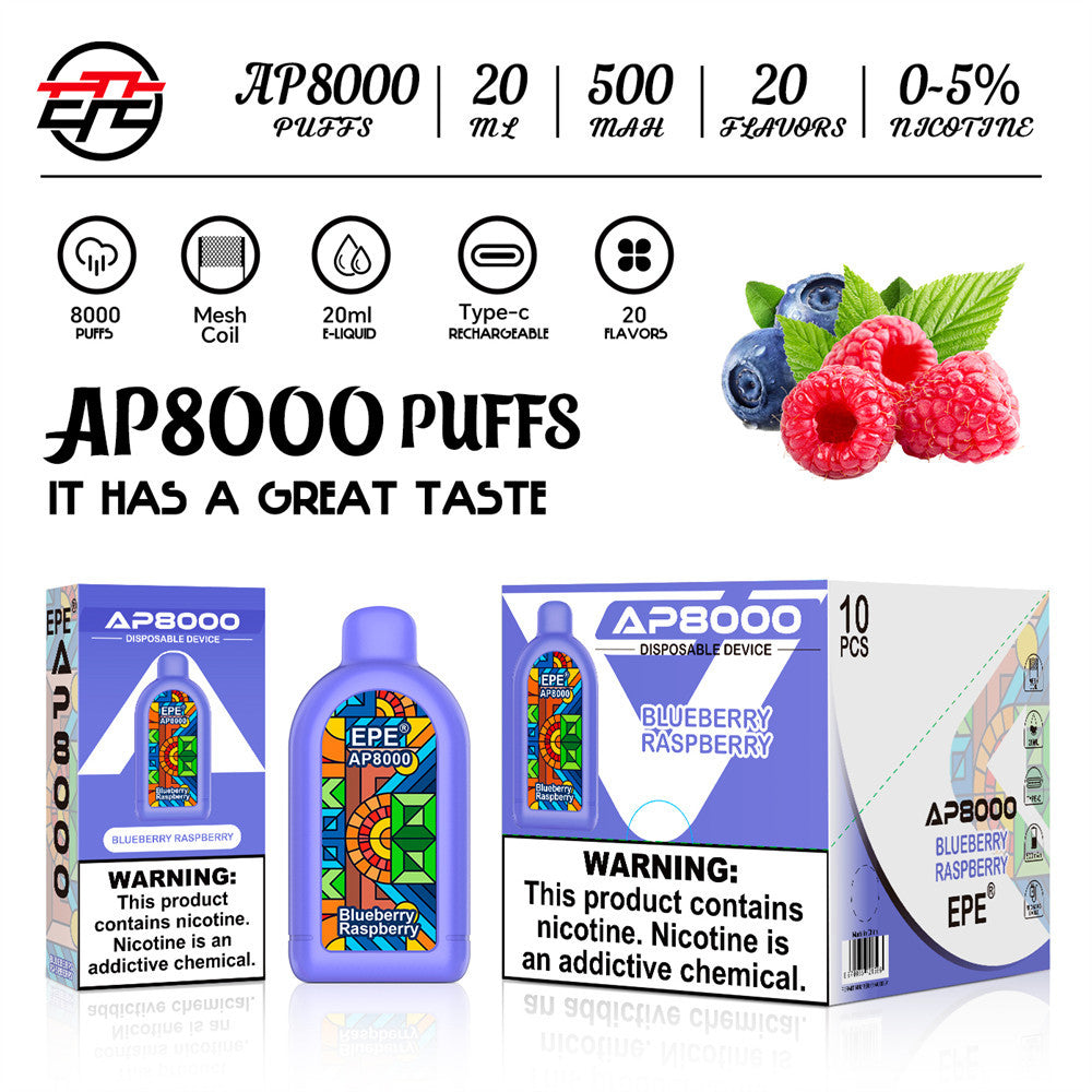 EPE AP8000 Puffs Disposable Vape Wholesale