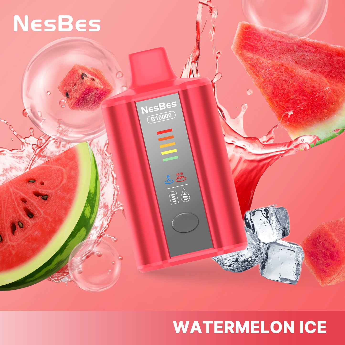 NESBES B10000 Puffs Disposable Vape Wholesale-700mAh battery, 17ml-E-liquid, Multiple Nicotine 8 Flavors